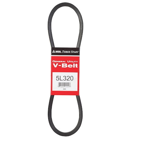 Mbl Mitsuboshi FHP General Utility V-Belt 0.65 in. W X 32 in. L For Fractional Horsepower Motors 5L320A